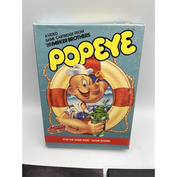 Popeye Game (Atari 5200, 1983) CIB Complete In Box Excellent - Picture 2 of 16